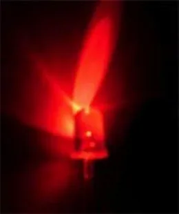 100vnt 5mm Raudonas Apvalus Didelės Galios Super Šviesus Vanduo skaidrus LED šviesos Diodai 20,000 MCD